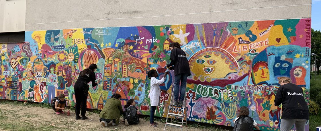 Une fresque à Vigneux !