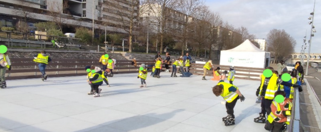 La patinoire du 18 port de la Gare est ouverte !