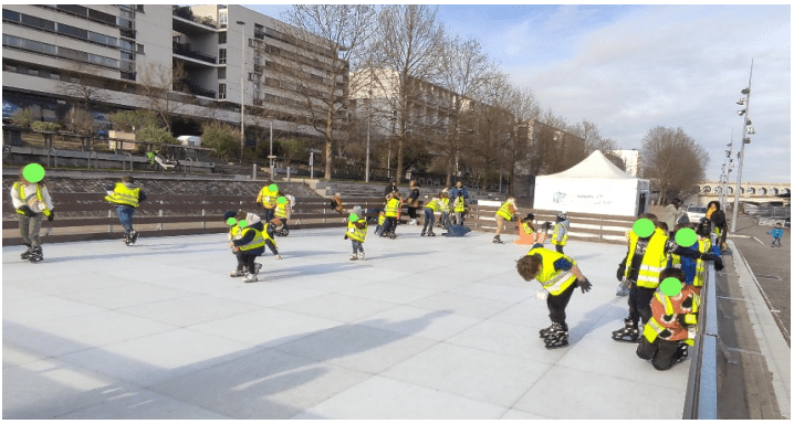 La patinoire du 18 port de la Gare est ouverte !