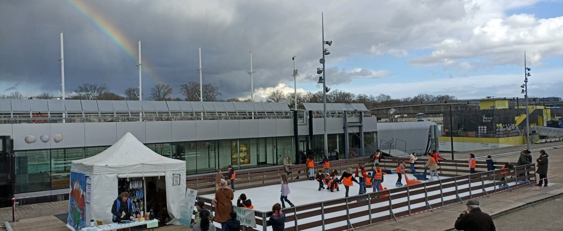 Glissez à moitié prix sur la patinoire du 13e !